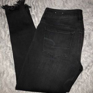 Distressed American Eagle Jeans